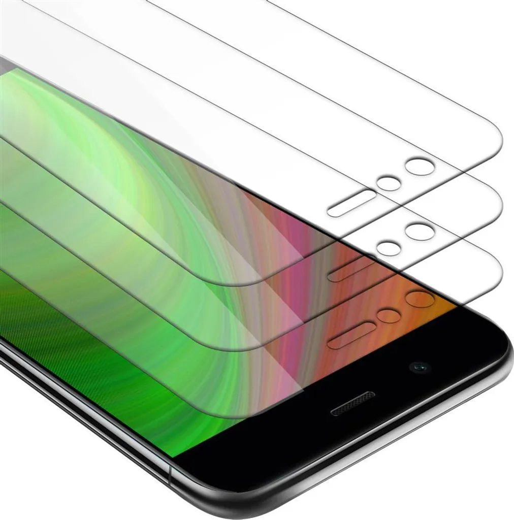 Cadorabo 3x Vetro Temperato Huawei NOVA 2 - Protezione Schermo Blindato