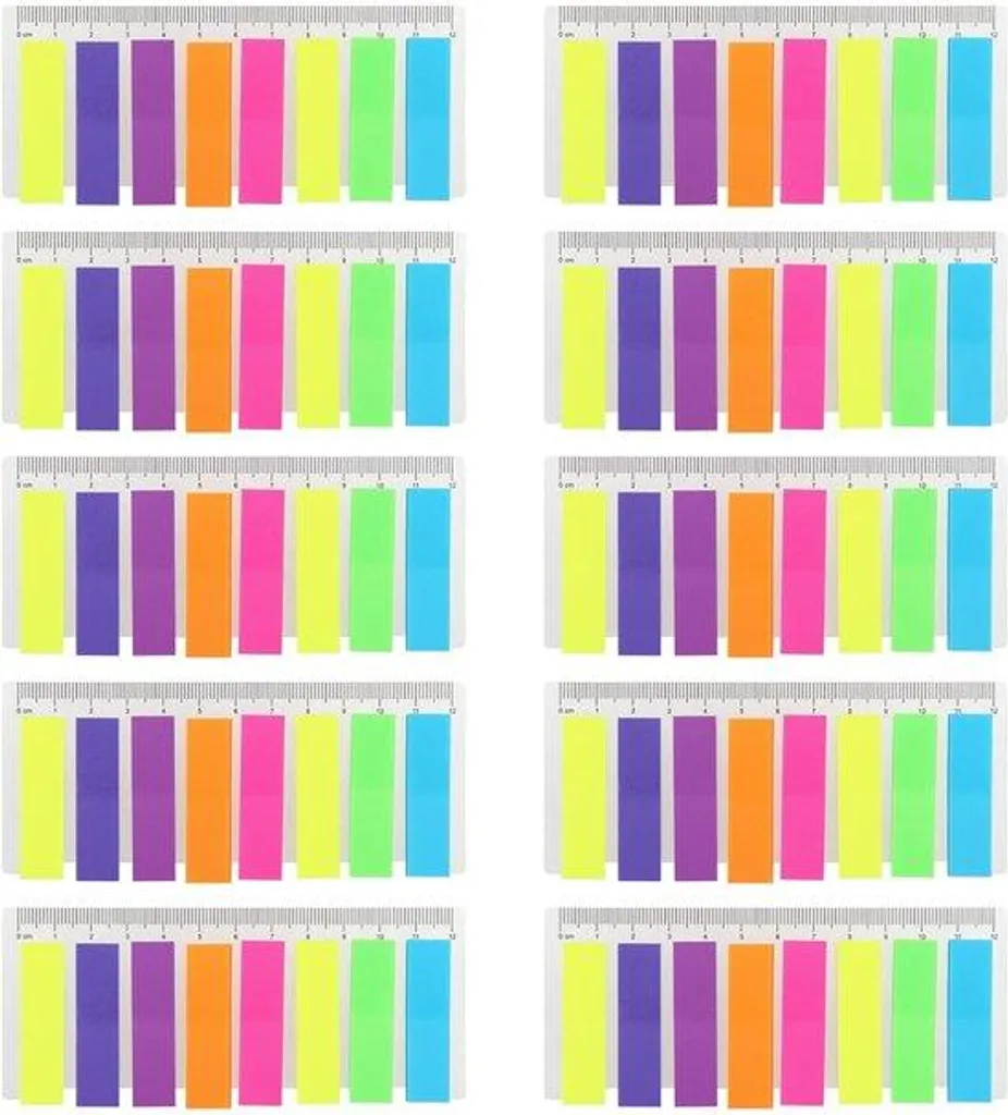 Onglets autocollants multicolores et repositionnables x2000