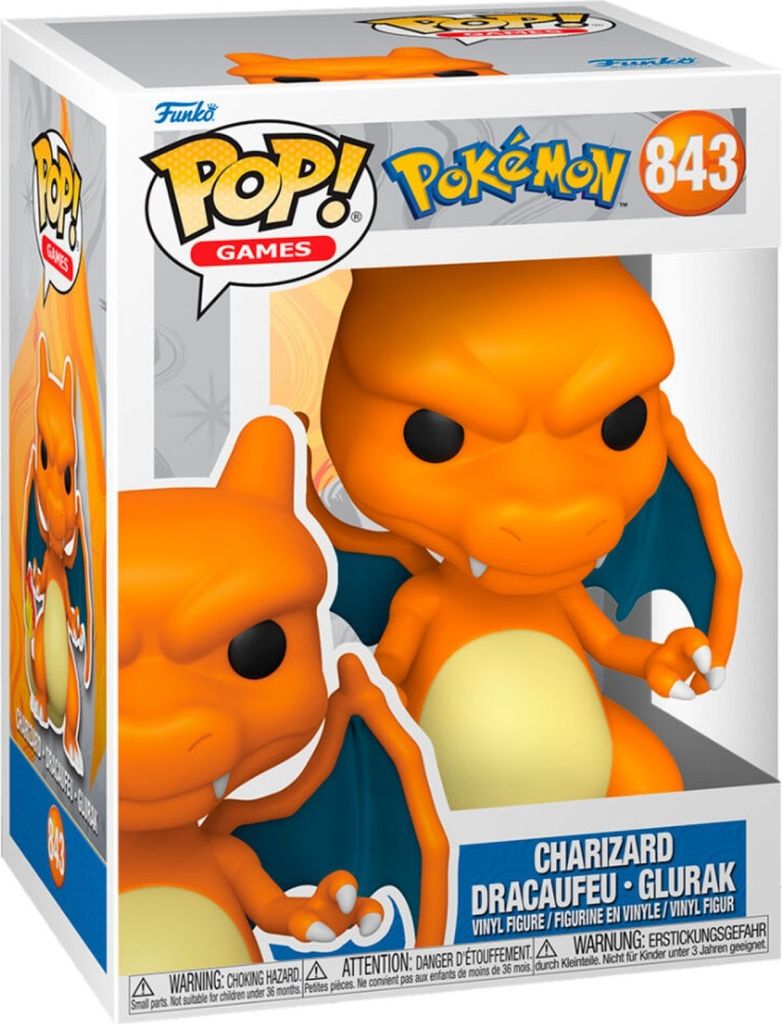 Pokémon - Charizard Dracaufeu Glurak 843 - Funko Pop! Produktbild
