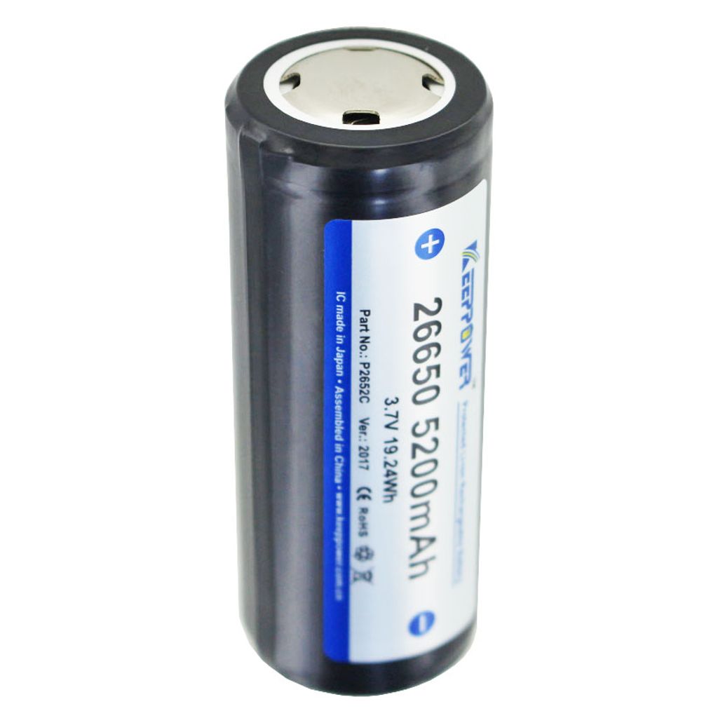 Keeppower 26650 5200 mAh 3,6 V – 3,7 V akumulator Zdjęcie produktu 