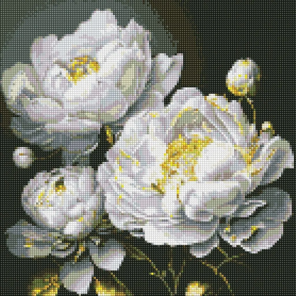 Tableau diamants à faire soi-même 40x40cm - Activité Zen et Déco
