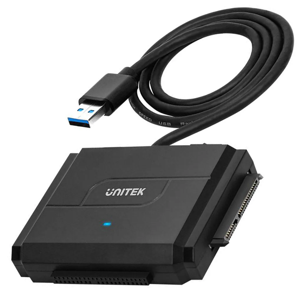 UNITEK PRO Bridge Adaptateur USB 3.0 vers SATA et IDE pour Disque Dur
