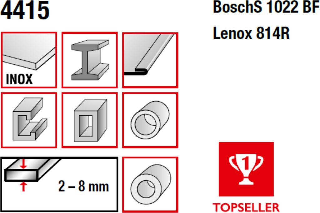 MPS Bi-Metall-Säbelsägeblatt gefräst und geschränkt Gesamtlänge 200/verzahnte Länge 180mm, Zahnteilung 1,8mm : 1,8 mm : 200 mm Gesamtlänge: ...