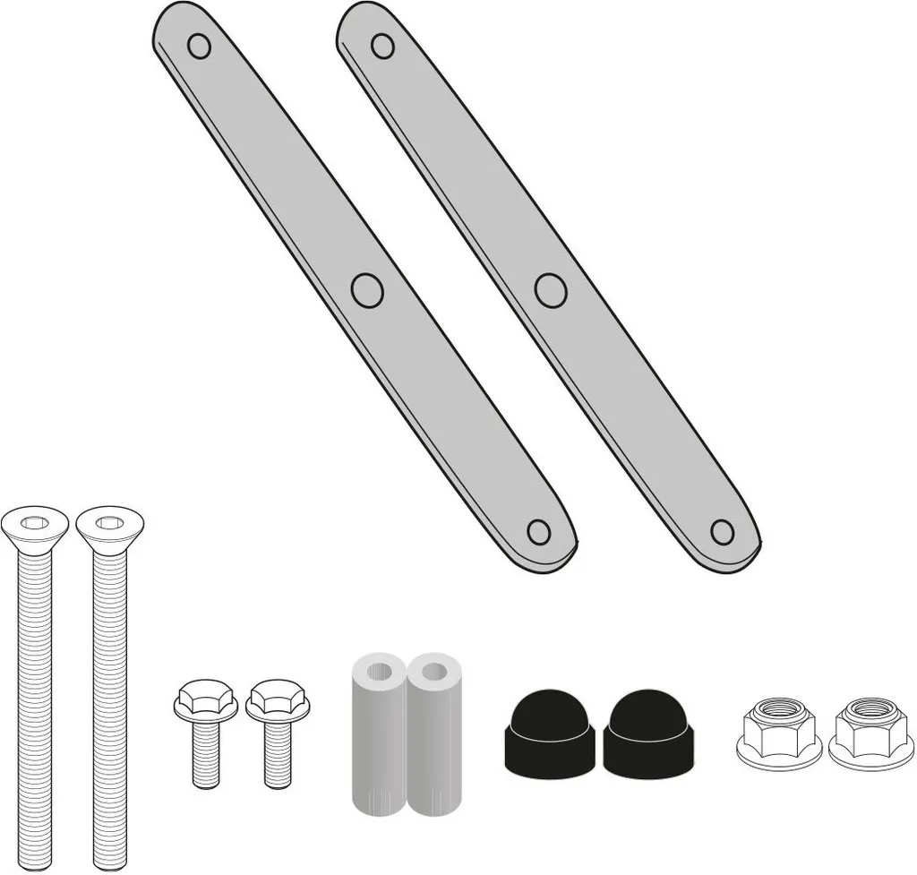 Montaggio Parabrezza GIVI 6711DT su Aprilia SR GT: Kit Attacchi D6711KIT