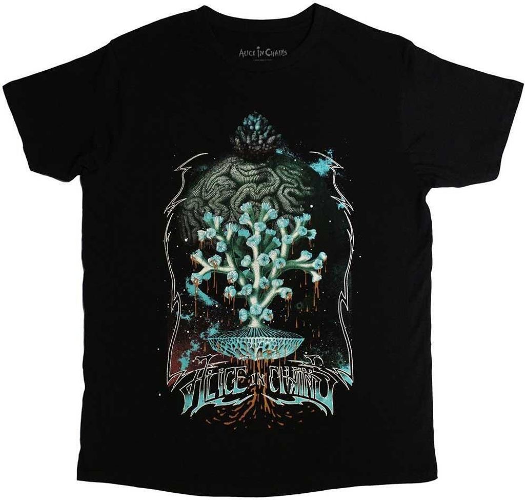 Alice In Chains - "Spore Planet" T-Shirt für Herren/Damen Uni RO11095 (XXL) (Schwarz)