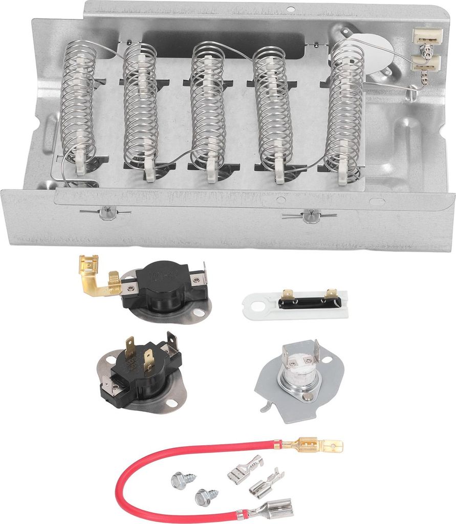 Heizelement-Set für Trockner, Thermostat, Thermosicherung šC Ersatzteil für Trocknerheizung