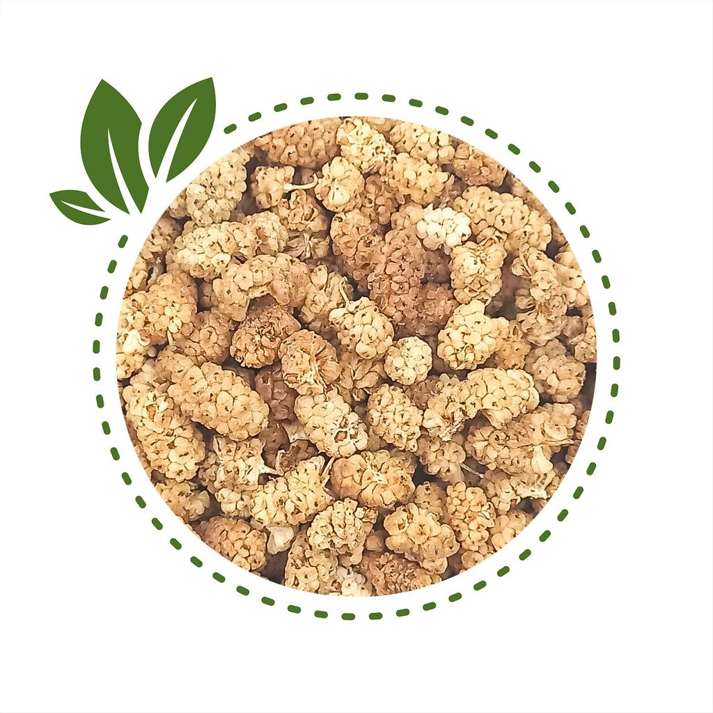 Pi-nuts - Getrocknete Weisse Maulbeere 1kg – natürliche Süße ohne Zuckerzusatz