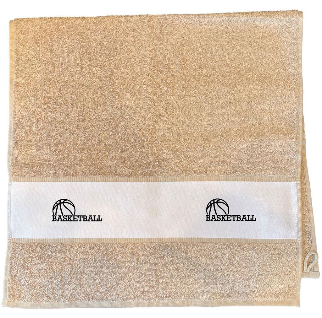 Huuraa Handtuch Basketball Ball 50x100cm Sand Baumwolle Handtuch Geschenkidee