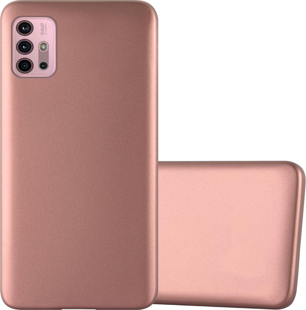 Cadorabo Schutzhülle für Motorola MOTO G10 / G30 Hülle in Rosa Handyhülle TPU Silikon Etui Cover Case