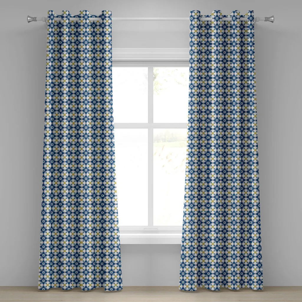 Tende ABAKUHAUS Azulejo 280x225cm - Mood Etnico per la tua Casa