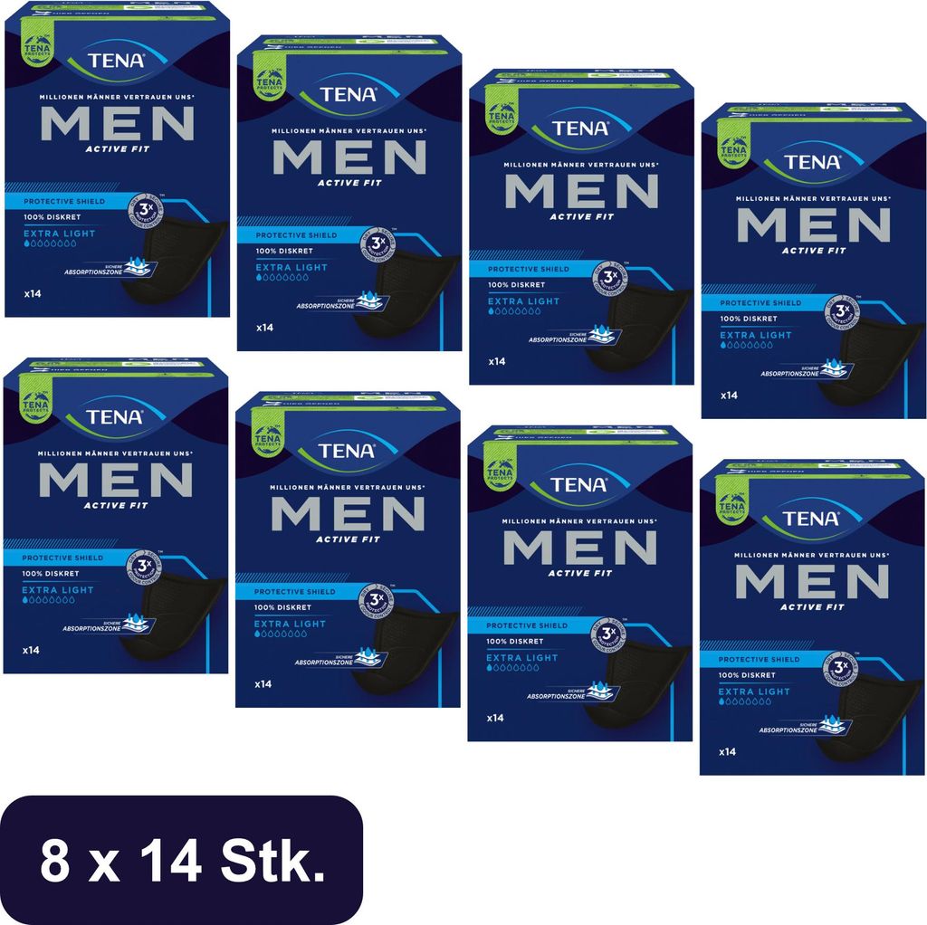 TENA MEN - Active Fit Level 0 - 8 x 14 Stk. Produktbild 