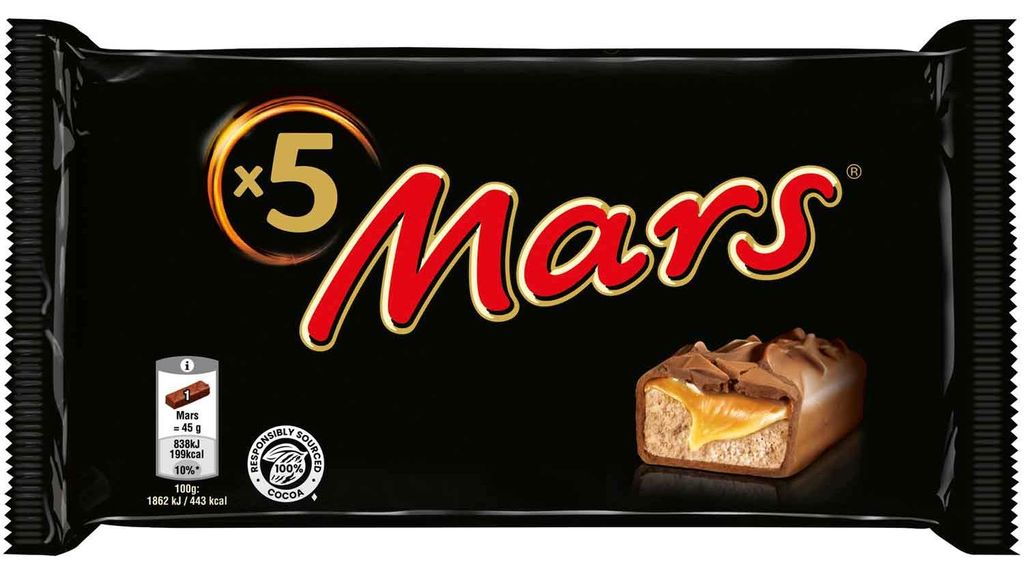 Mars 462320 Mars Schokoriegel 5 Riegel Productafbeelding 