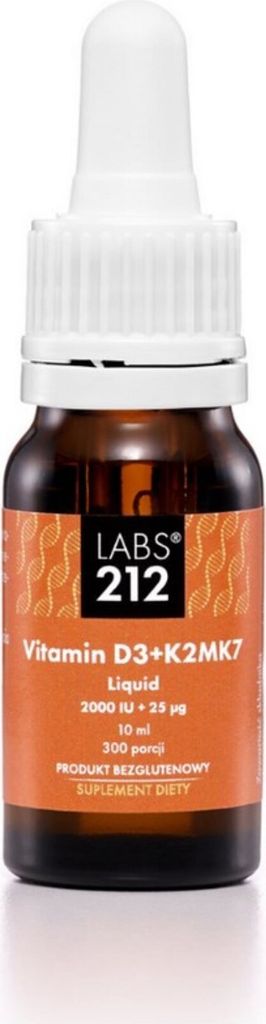 Labs212 Vitamin D3 + K2MK7 Flüssigkeit 10 ml BI7768 Produktbild 