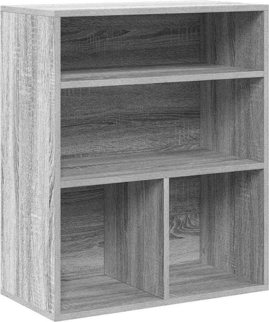 Bücherregal Grau Sonoma 60x30x71,5 cm Holzwerkstoff