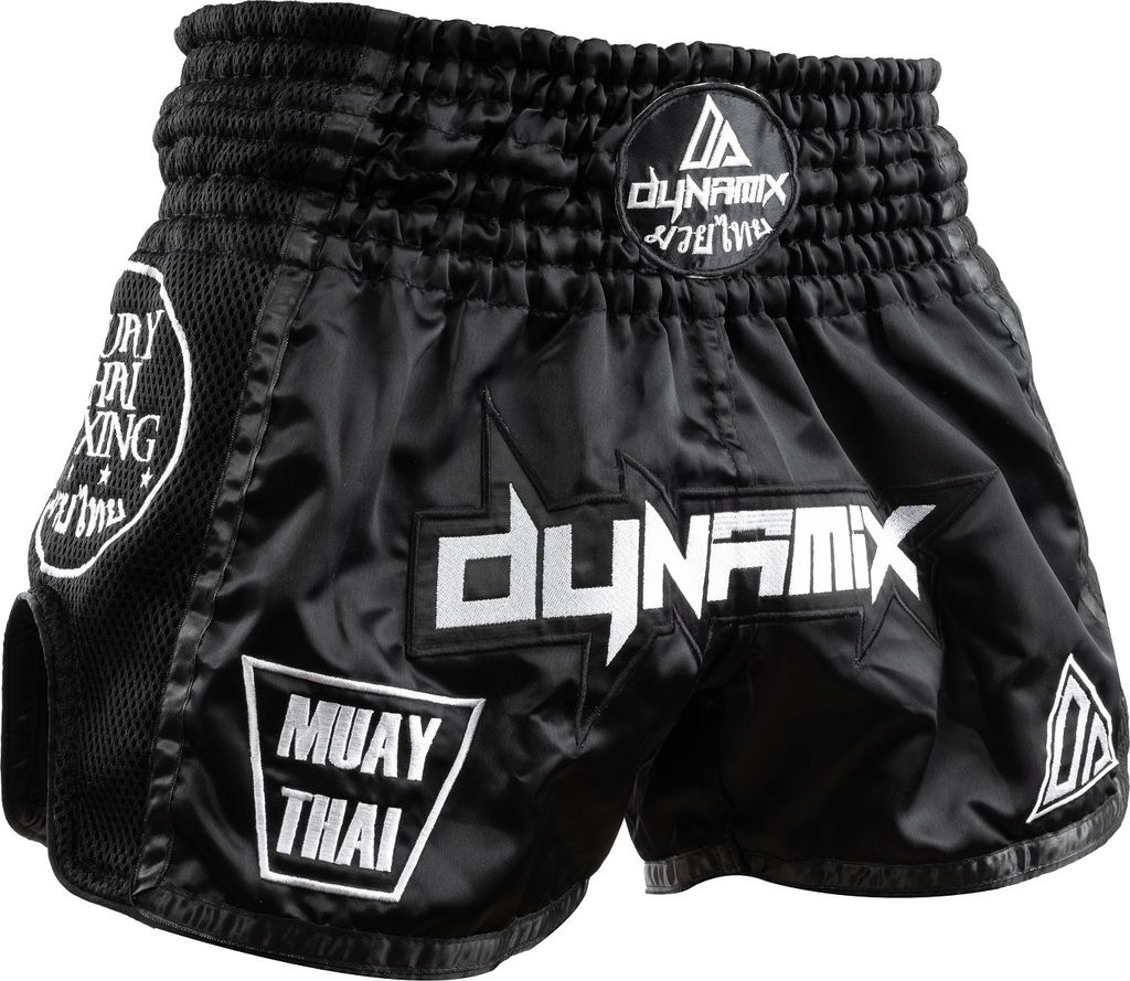 Dynamix Athletics Muay Thai Shorts Warpath Schwarz (M)