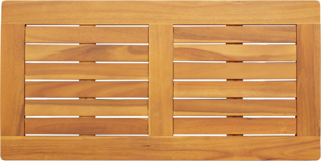 Möbel Tischplatte 80x40x2,2 cm rechteckige Tischplatte aus massivem Teakholz - Tischplatten Neu18625