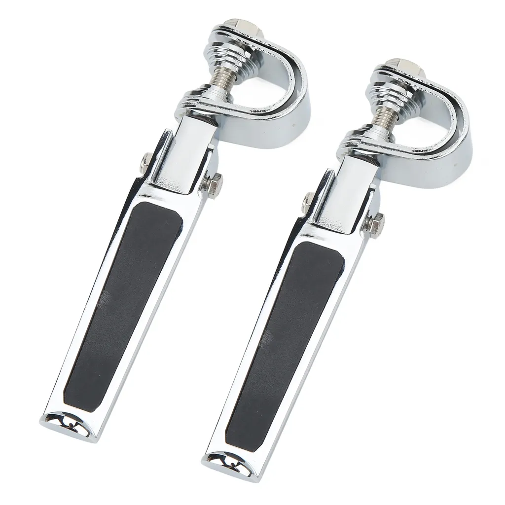 Repose-pieds Engine Guard Antidérapant avec Fixation U-Clamp Acier - 3