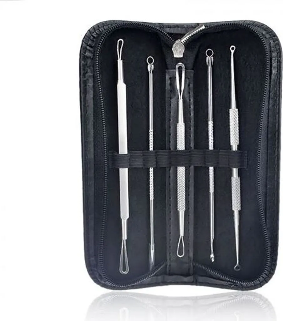 Kit points noirs UNIQ avec lance Comedon en acier inox haute précision
