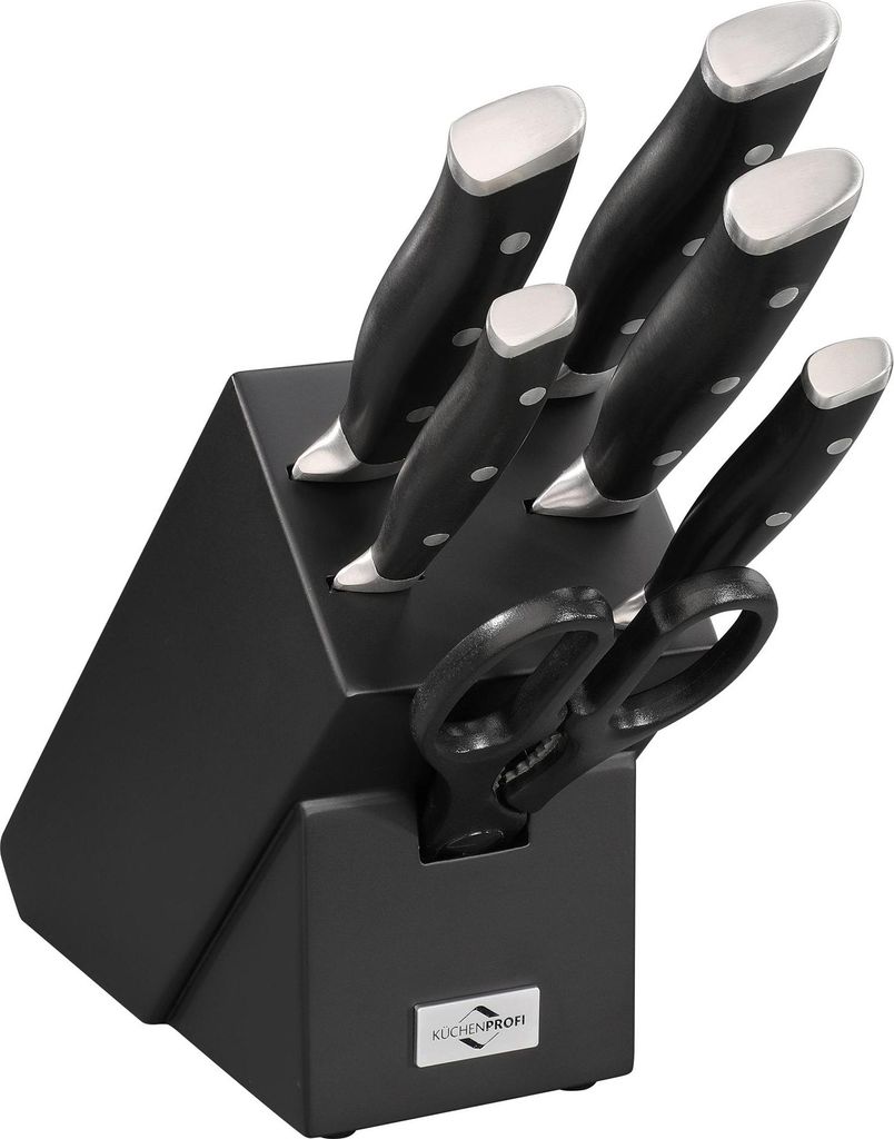 Küchenprofi Messerblock PRIMUS CLASSIC, 7-tlg., schwarz