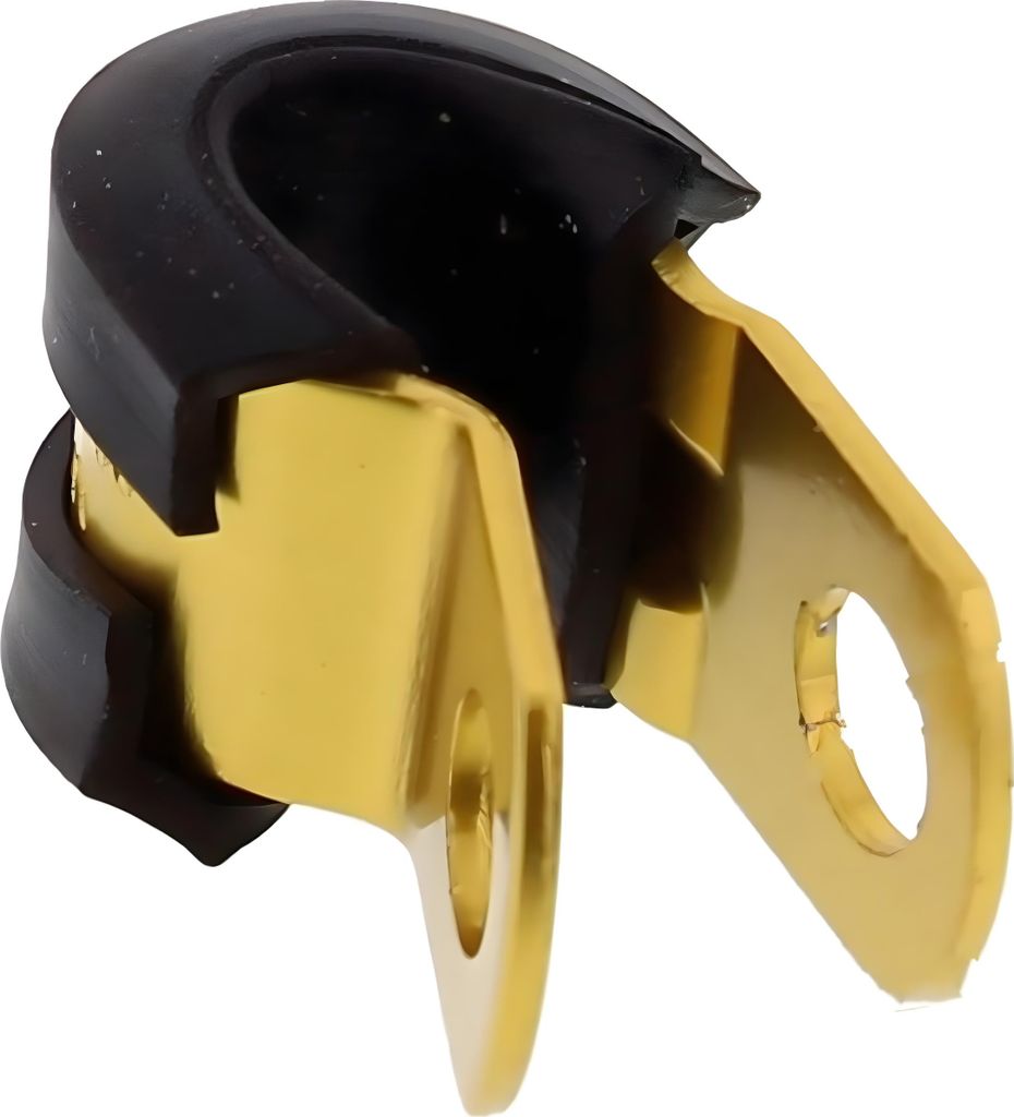 Halter JMP Bremsschlauch 6mm Aluminium gold für BMW R GS Adventure F GT , Honda CBR 50 / 125 / 250 / 400 / 500 / 550 / 600 / 620 / 636 / 650 / 700...