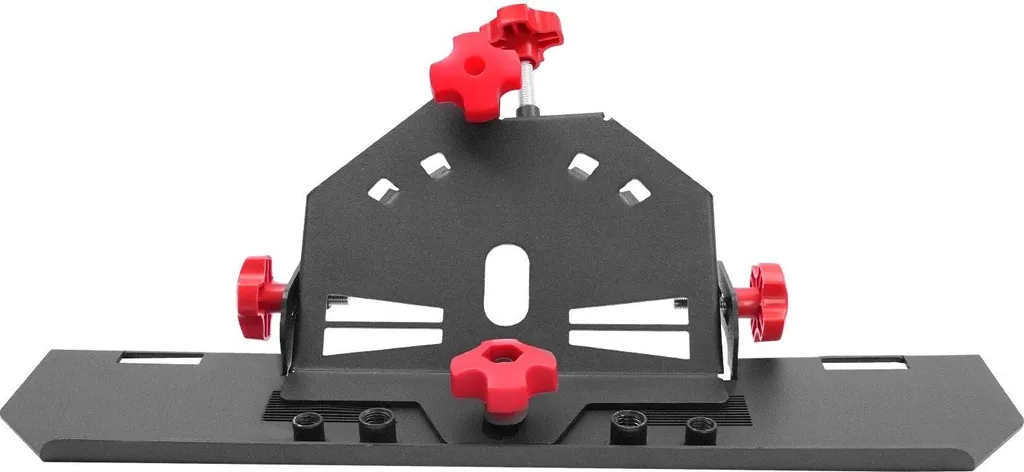 Guide de chanfreinage pour meuleuse d'angle réglable en acier rouge