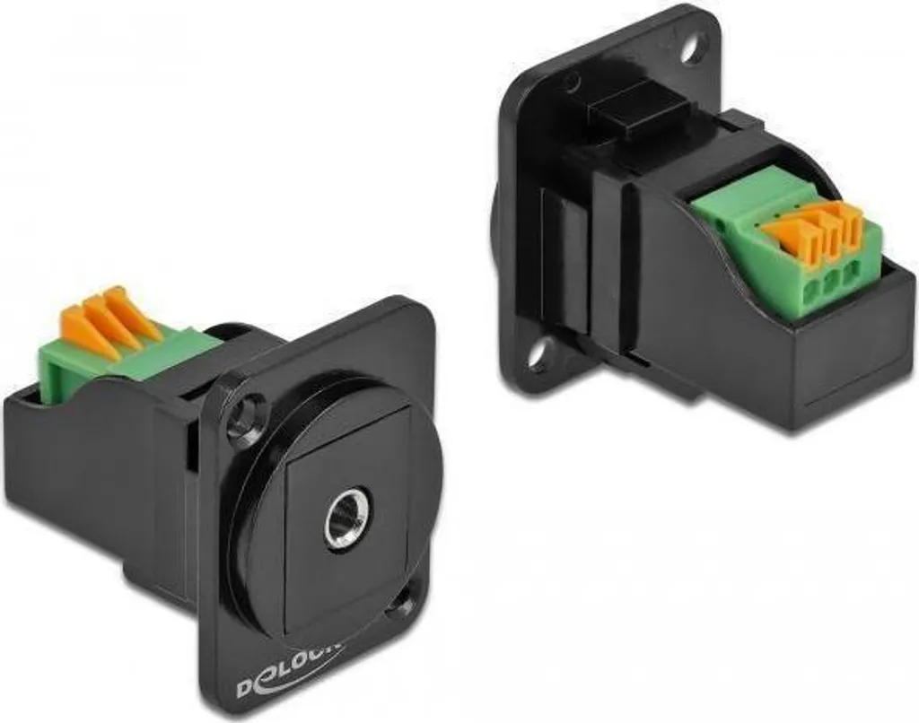 Prise Jack 3,5 mm encastrable pour panneau de brassage et baie audio