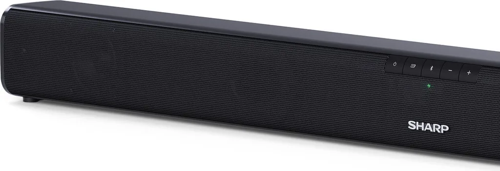 Soundbar Sharp HT-SB110 Slim 2.0 90W Bluetooth - Upgrade Audio TV Gaming - 5
