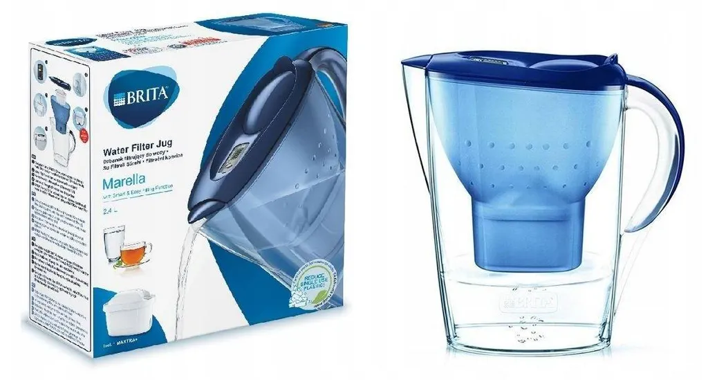Caraffa Filtrante BRITA Marella + 1 Filtro MAXTRA PRO - 2.4 Litri - 5