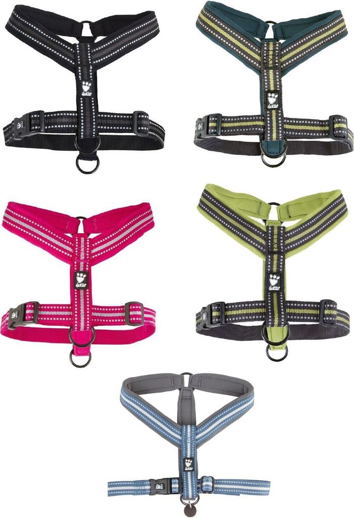 Hurtta Y-Geschirr V2, Farbe:petrol-grün, Größe:120