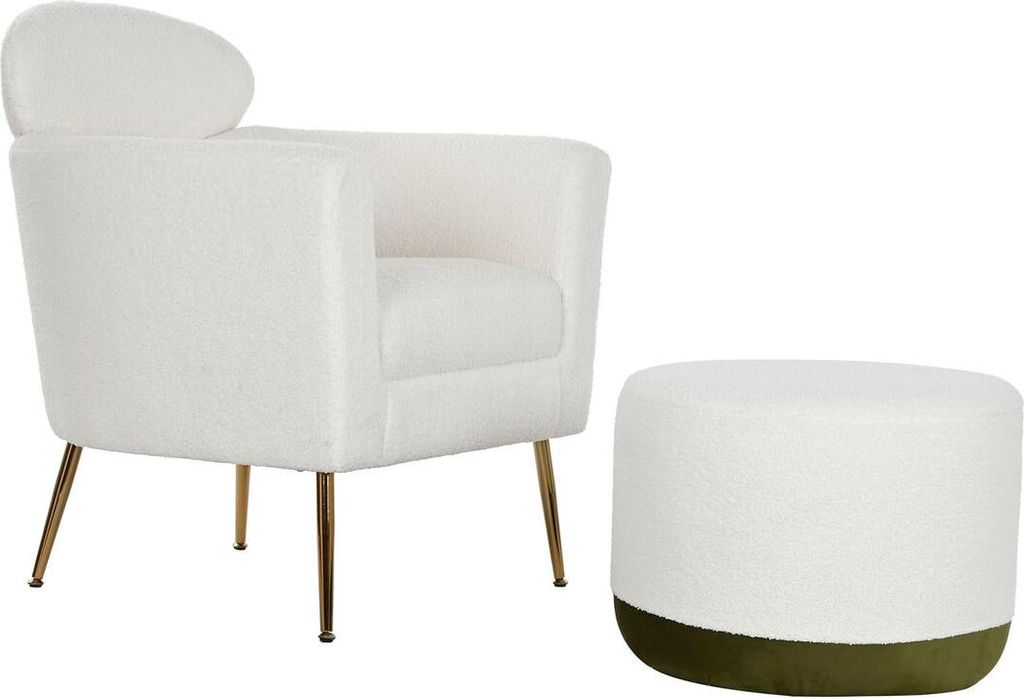 Sessel Home ESPRIT Polyester Holz 74 X 76 X 82 cm