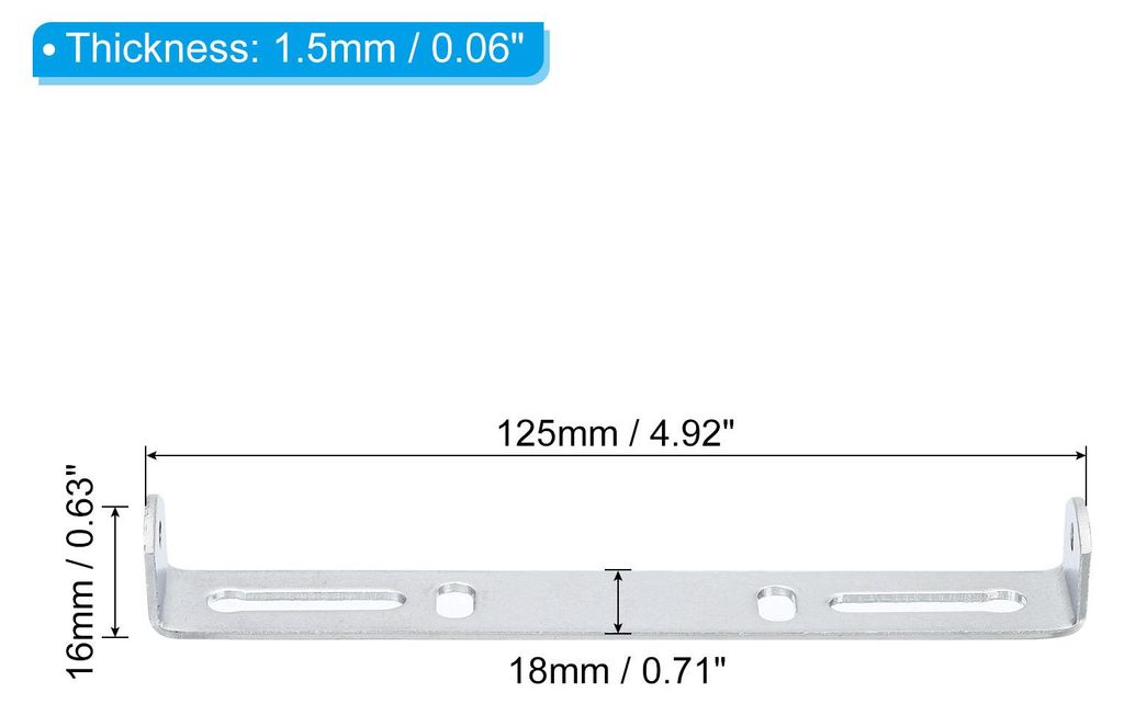 125mm Lampenhalterung Decke Kit 2 Set Deckenhalterung Lampe Stahl Querleiste fš¹r Haus Bš¹ro H?ngeleuchte Wand mit Schraube Unterlegscheibe Mut...
