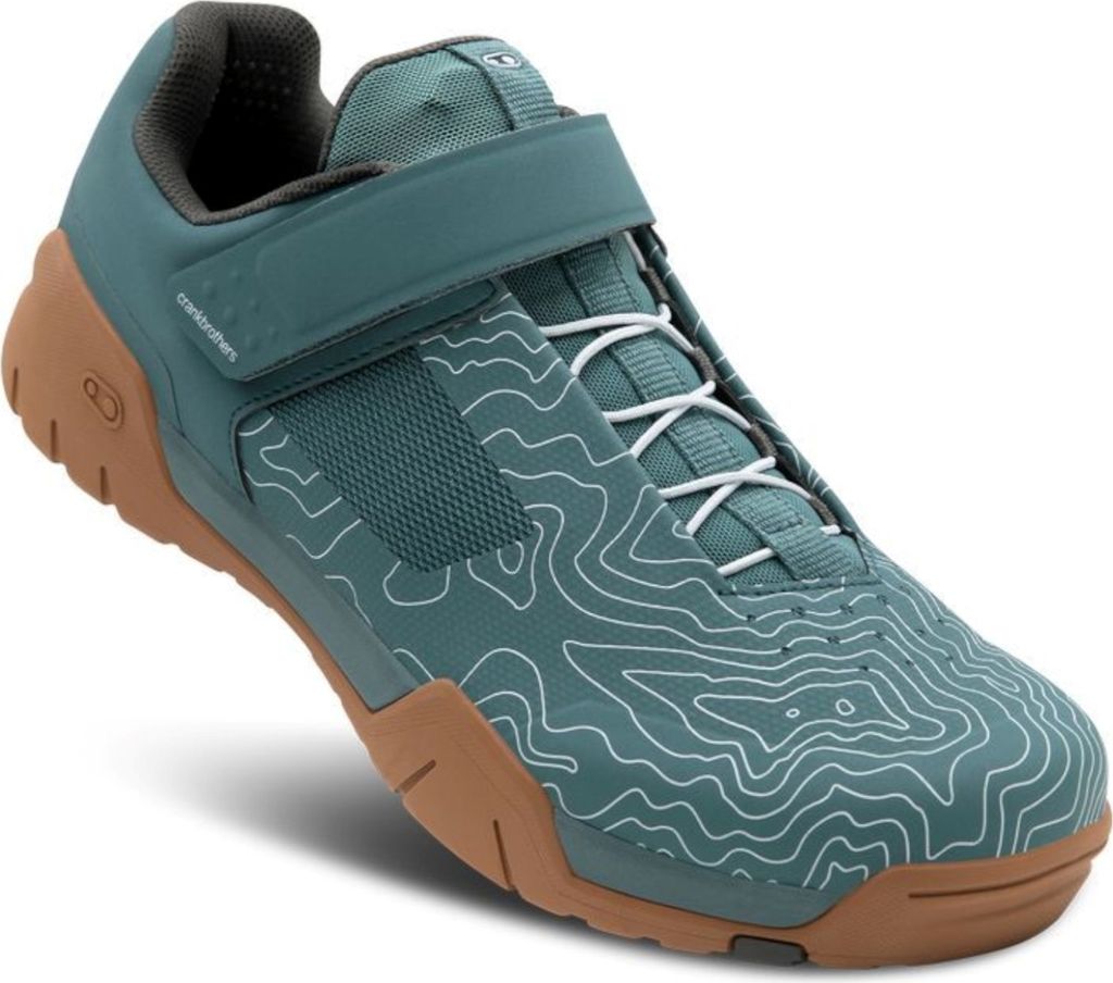 Crankbrothers Fahrradschuhe Mallet E Speedlace Limited Collection, Slate Blue - Türkis, 43,5