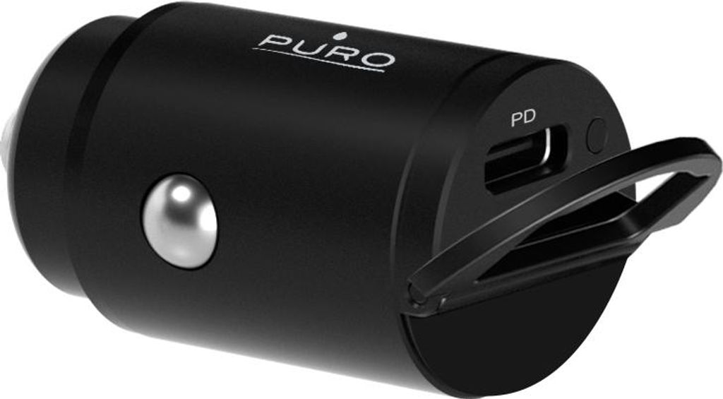 Puro Mini 20W USB-C Autoladegerät - Schwarz