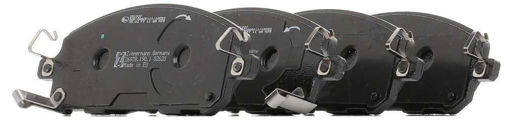 ZIMMERMANN Bremsbeläge Satz Vorne Bremsklötze für RENAULT Austral (RHN) 26838.190.1