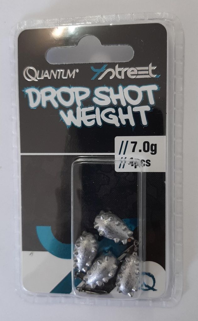 Quantum 7,0g 4street Drop Shot Weight natur 4 Stück