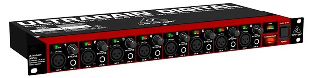 Behringer ADA8200 interface ADAT 8 canaux préamplis Midas 10-24kHz - 10