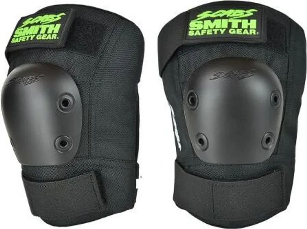 Smith Scabs Kool Coudières Noir XL - Protection Skate et Roller Derby