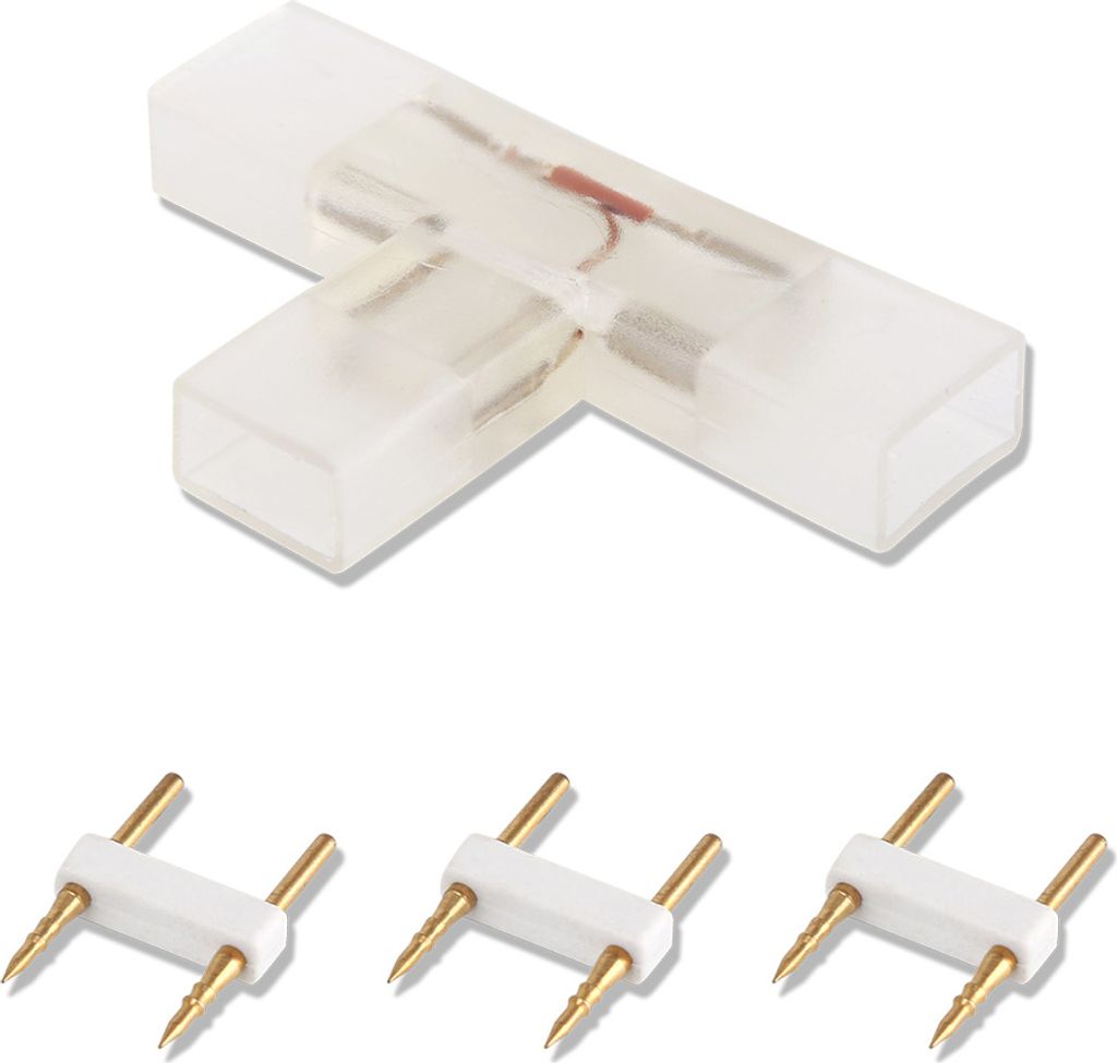 LED Leuchtband V1 2 Pin Verbindungsstecker T-Verbindungsstecker