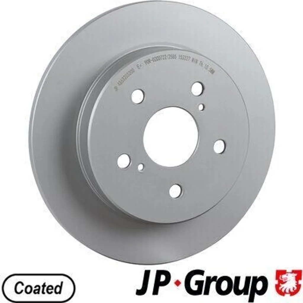 Disques de Frein Arrière pour Toyota C-HR AX10 - Lot de 2 JP GROUP
