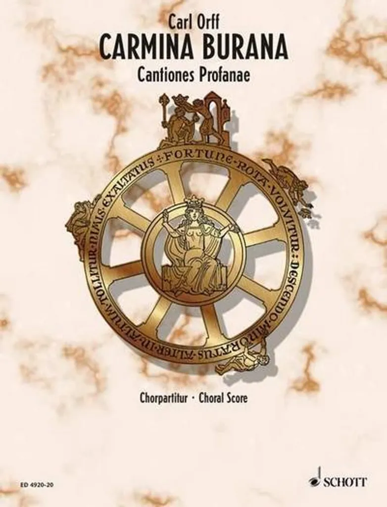 Carmina Burana Carl Orff Partition Chœur et Orchestre Version Complète
