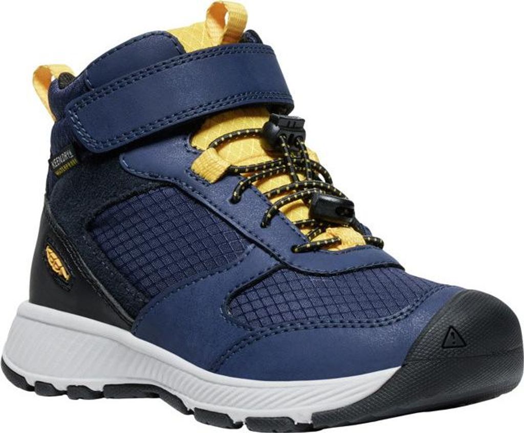 Kinder-Wanderschuhe KEEN SKUA MID WP CHILDREN, naval academy/yolk yellow Schuhgröße: US 10