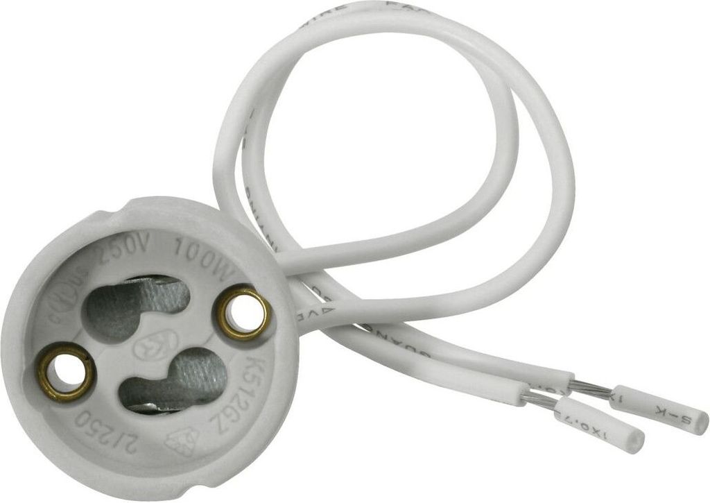 Kanlux GU10 Keramikfassung für GU10 Lampen 402 HLDR-GZ10 Produktbild