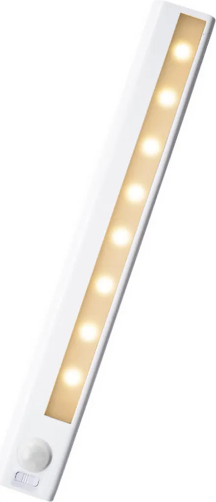 Barra LED Sensore Movimento USB - Luce Dimmerabile 3000K-6500K Armadio
