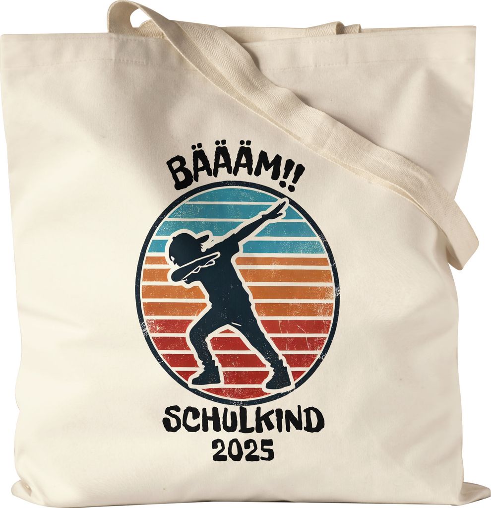 Bääm! Schulkind 2025 Jutebeutel Einschulung Geschenk Schulanfang Schule
