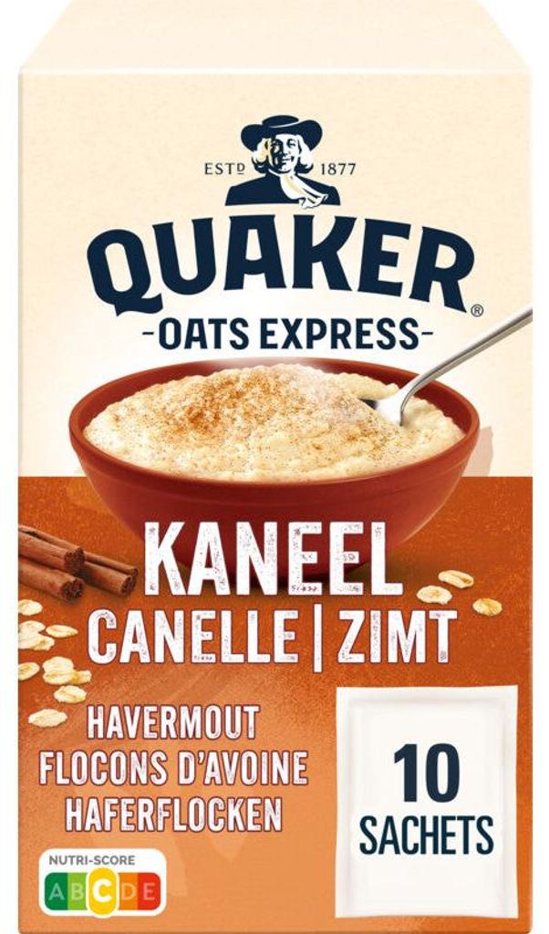 Quaker Havermout à la cannelle 330 g – petit-déjeuner à Image du produit 