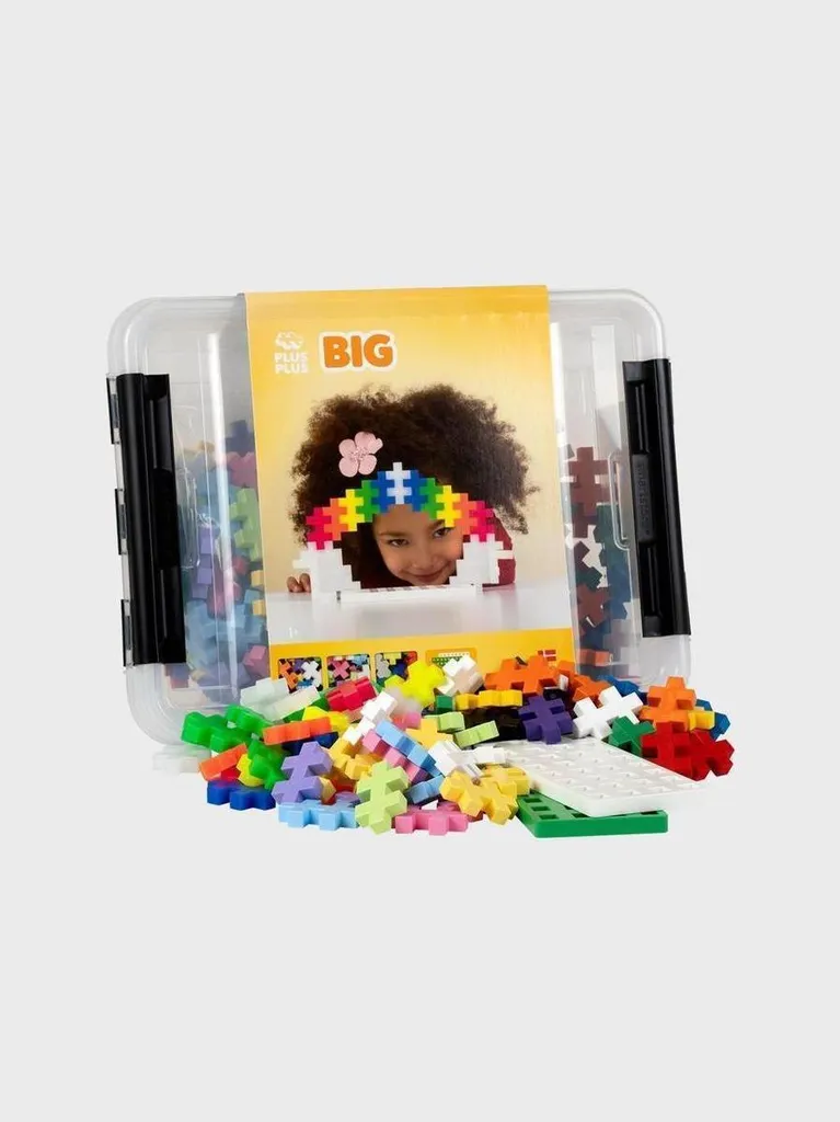 Jeu de construction Plus-Plus 3413 : 200 briques colorées dès 12 mois