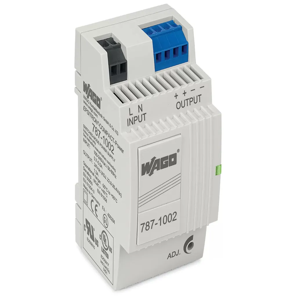 Bloc d'alimentation WAGO 787-1002 COMPACT 31,2W avec maintien 10 ms