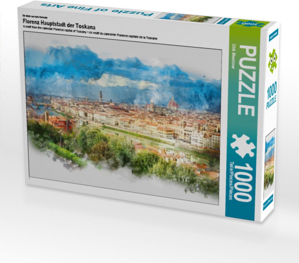 CALVENDO Puzzle Ein Motiv aus dem Kalender Florenz Hauptstadt der Toskana | 1000 Teile Lege-Größe 64x48cm Foto-Puzzle für glückliche Stunden