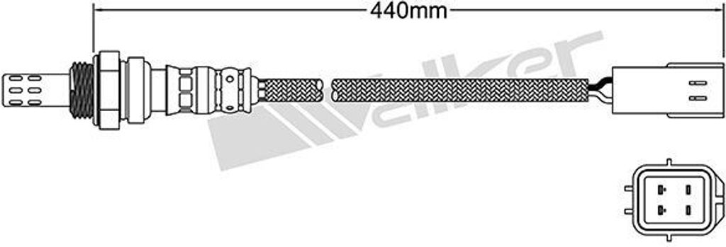 VEGAZ Lambdasonde für KIA RIO Kombi (DC) 440mm ULS-430