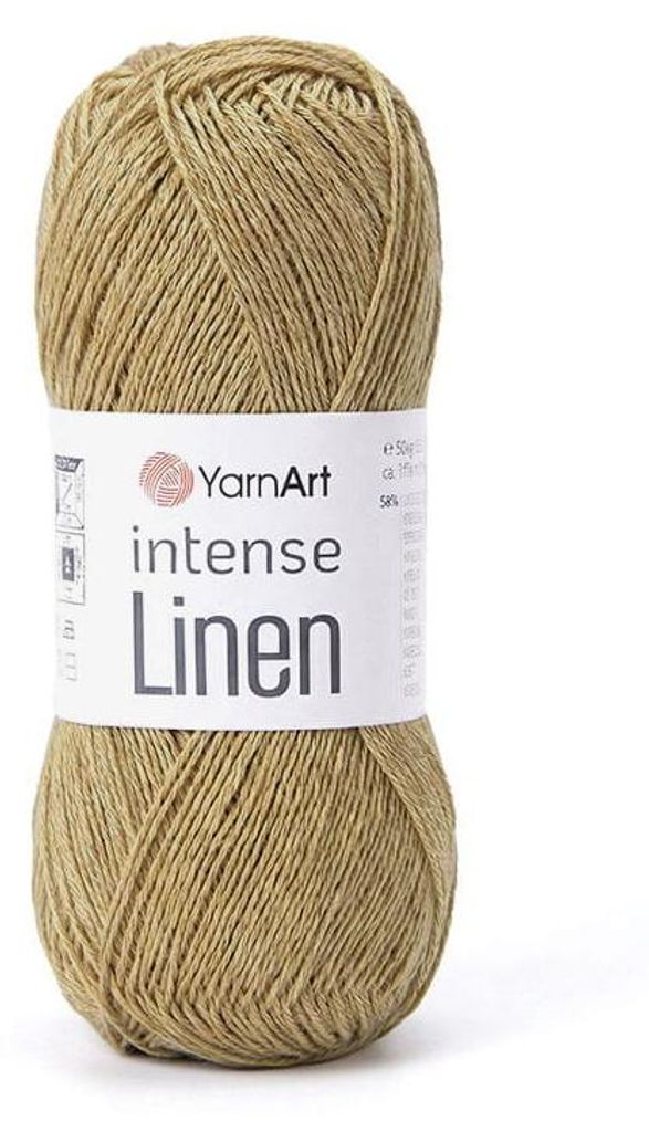 YarnArt Intense Linen 4104 Sand – Sommergarn aus Produktbild 